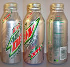 Diet Mt Dew Aluminum Bottle