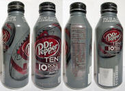 Dr Pepper 10 Aluminum Bottle