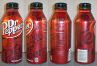 Dr Pepper Aluminum Bottle