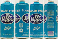 Sugar Free Dr Pepper Aluminum Bottle