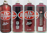 Dr Pepper Aluminum Bottle