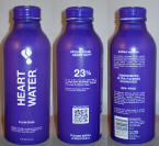 Heart Water Aluminum Bottl