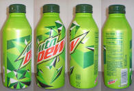 Mt Dew Aluminum Bottle