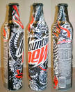 Mountain Dew Green Label Art Aluminum Bottle