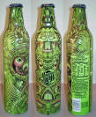 Mountain Dew Green Label Art Aluminum Bottle