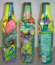 Mountain Dew Green Label Art Aluminum Bottle