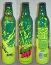 Mountain Dew Green Label Art Aluminum Bottle