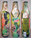 Mountain Dew Green Label Art Aluminum Bottle