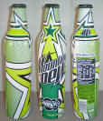 Mountain Dew Green Label Art Aluminum Bottle