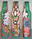 Mountain Dew Green Label Art Aluminum Bottle