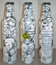 Mountain Dew Green Label Art Aluminum Bottle