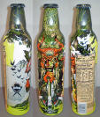 Mountain Dew Green Label Art Aluminum Bottle