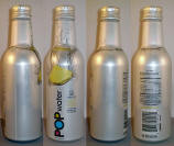 Pop Water Aluminum Bottle