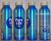 Pure Life Aluminum Bottle