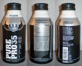 Pure Pro 35 Cookies & Cream Aluminum Bottle