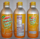 Mango Creamy Soda Aluminum Bottle