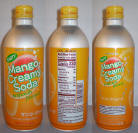 Mango Creamy Soda Aluminum Bottle