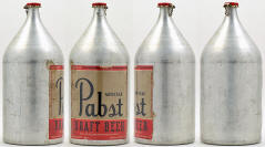 Pabst Special Draft Beer Aluminum Bottle