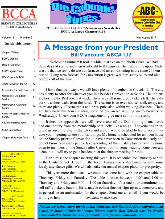 ABC Newsletter V11 N2