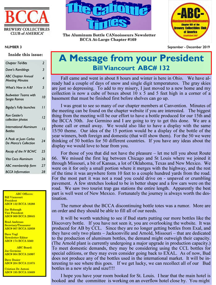 ABC Newsletter V13 No3