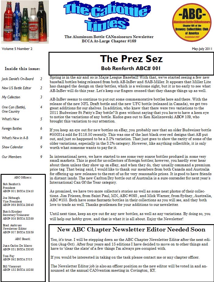 ABC Newsletter Vol5 No 2