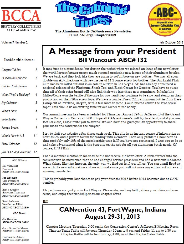 ABC Newsletter Vol 7 No 2